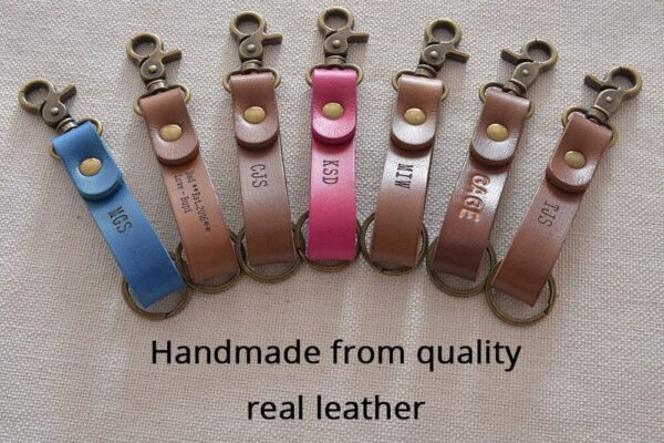 leather keychain ta-031-7