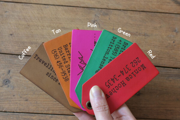 luggage tags color reference-2000