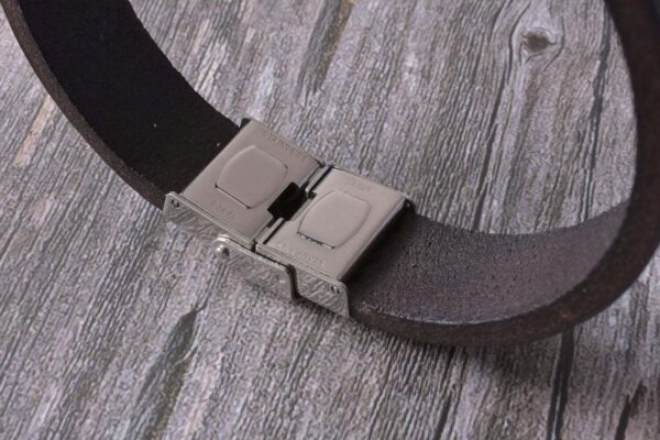 Leather bracelet personalized TA-041-1