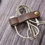 Leather cable organizer TA 044-1