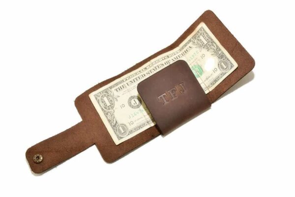 Leather trifold mens wallet ta-047-2