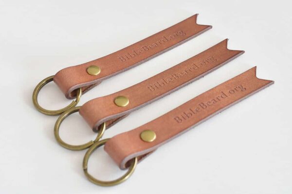 Personalized leather bookmark TA 048-2